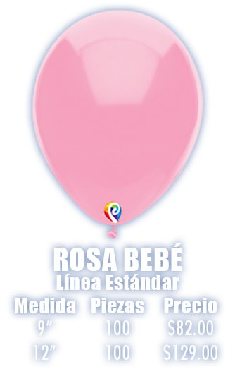 Sensacional Rosa Bebé 12"